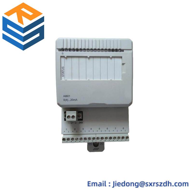 abb_ai801_1.jpg ABB AI801 PLC for Industrial Automation, 8-Channel Analog Input Module